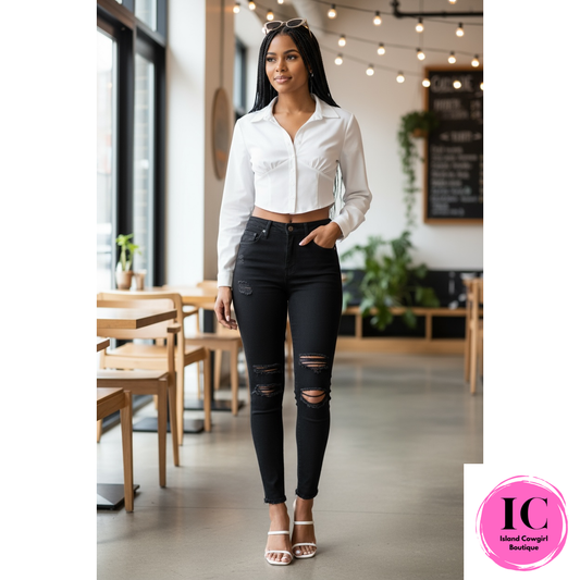 KanCan: Worth It Black Skinny Jeans