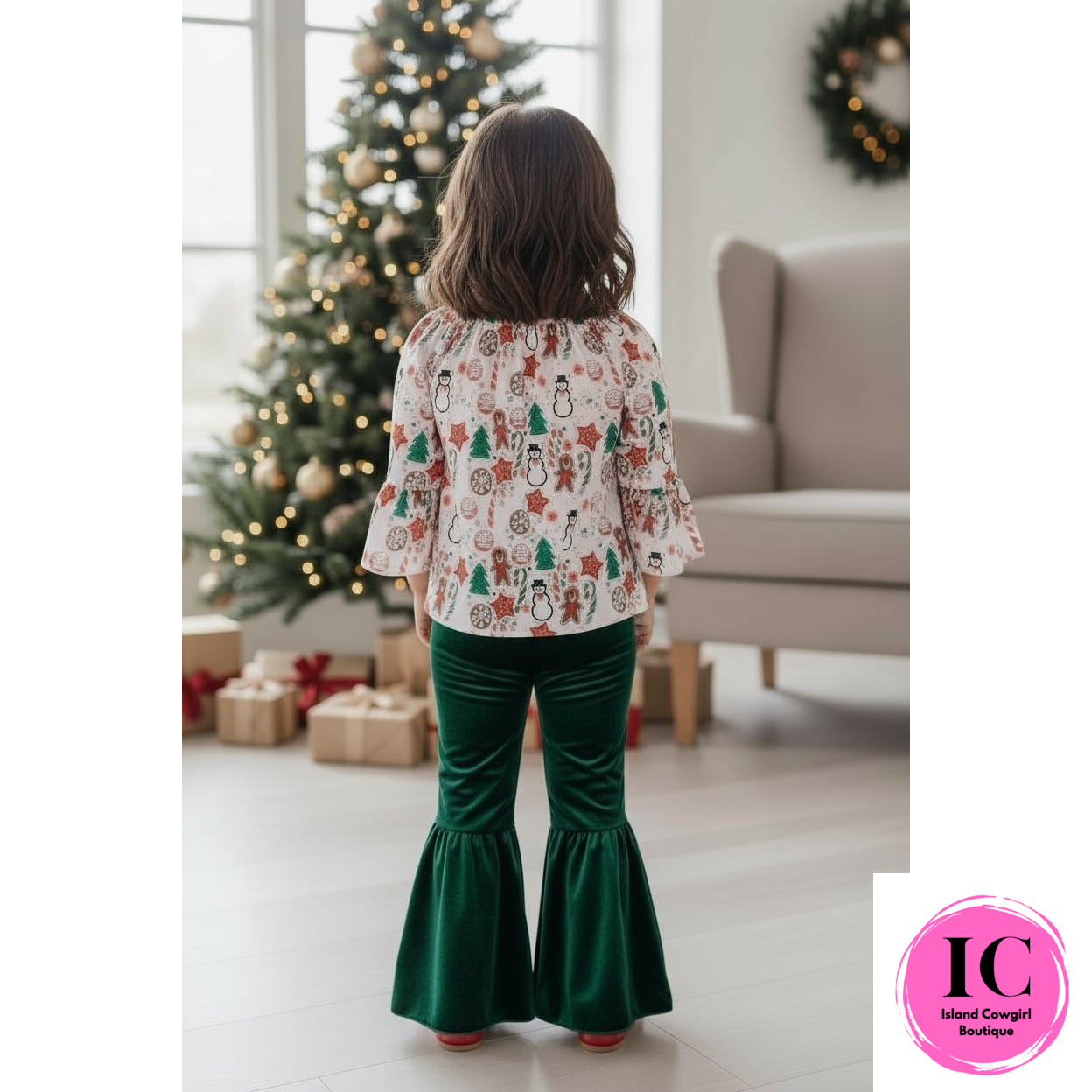 Never Too Late Festive Toddler Outfit