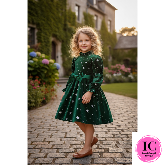 Festive Christmas Toddler Dress