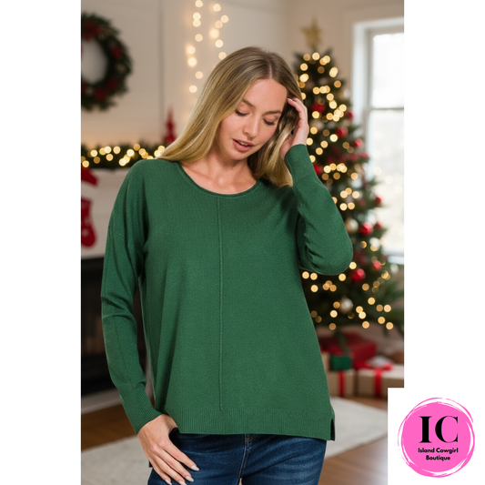 Get To Know You Green Tunic