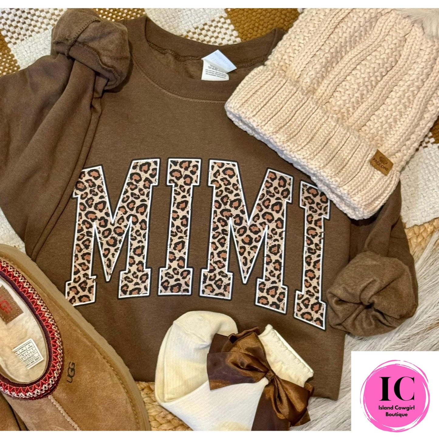 Leopard Name Sweatshirt