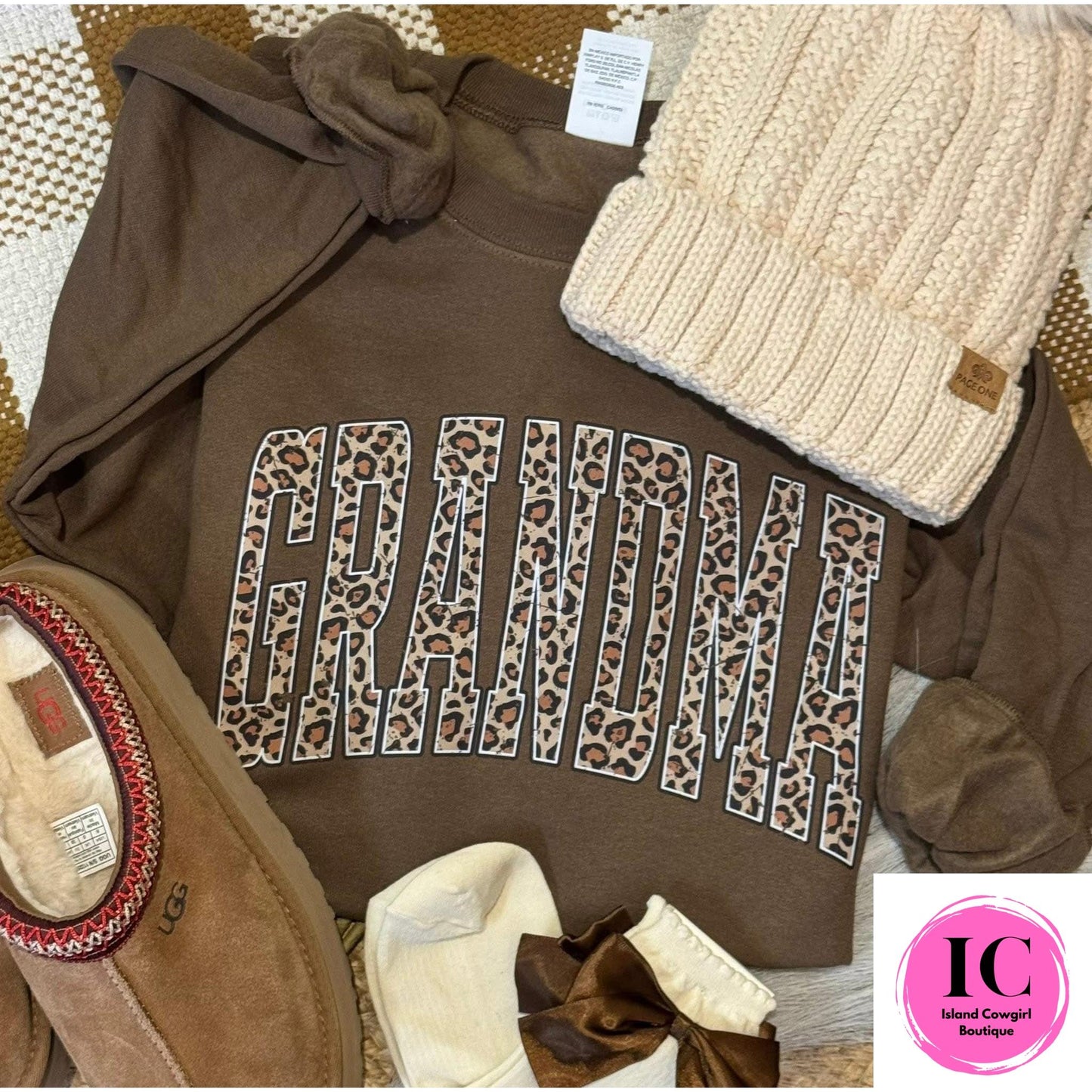 Leopard Name Sweatshirt