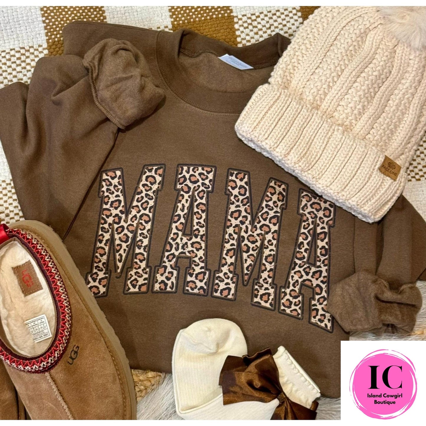 Leopard Name Sweatshirt