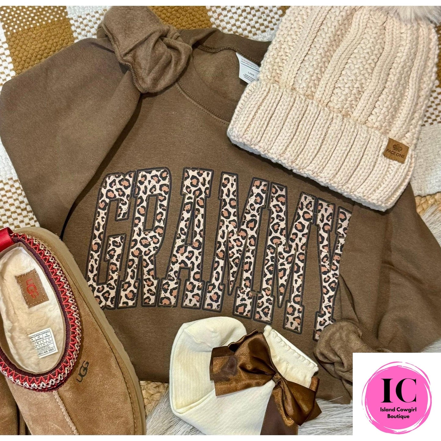 Leopard Name Sweatshirt