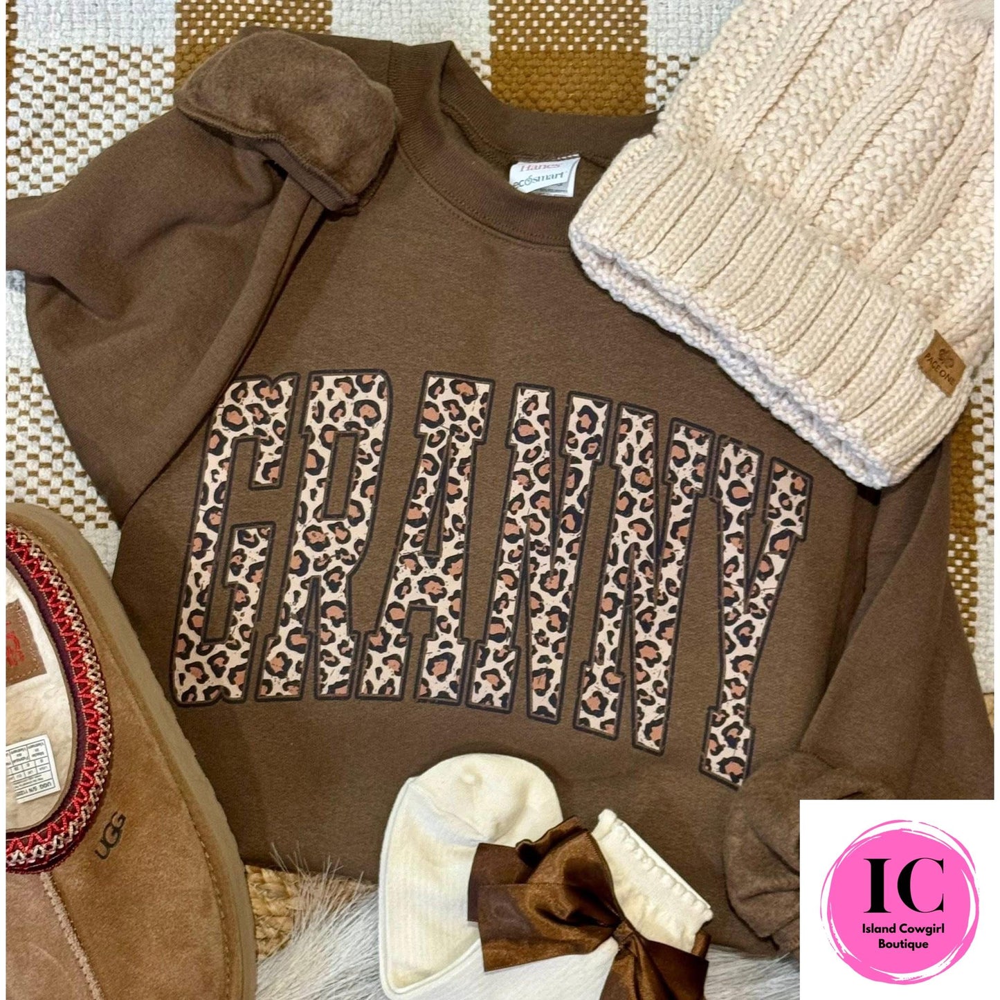 Leopard Name Sweatshirt