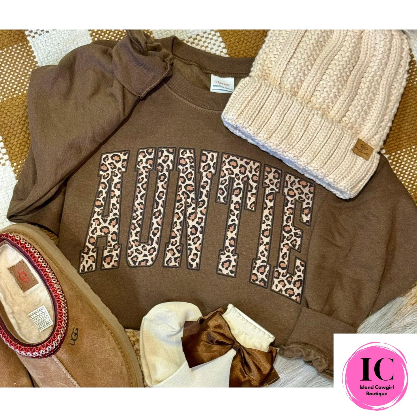 Leopard Name Sweatshirt