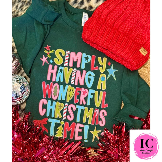 Simply Having A Wonderful Christmas Time Sweatshirt