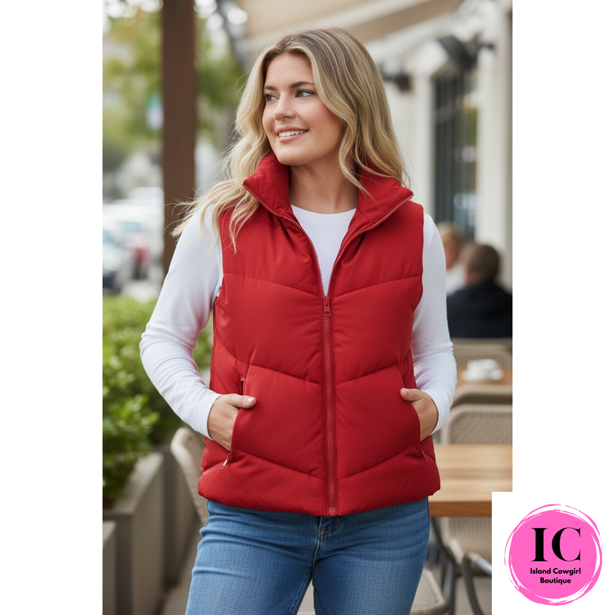 Giving You My Heart Red Vest