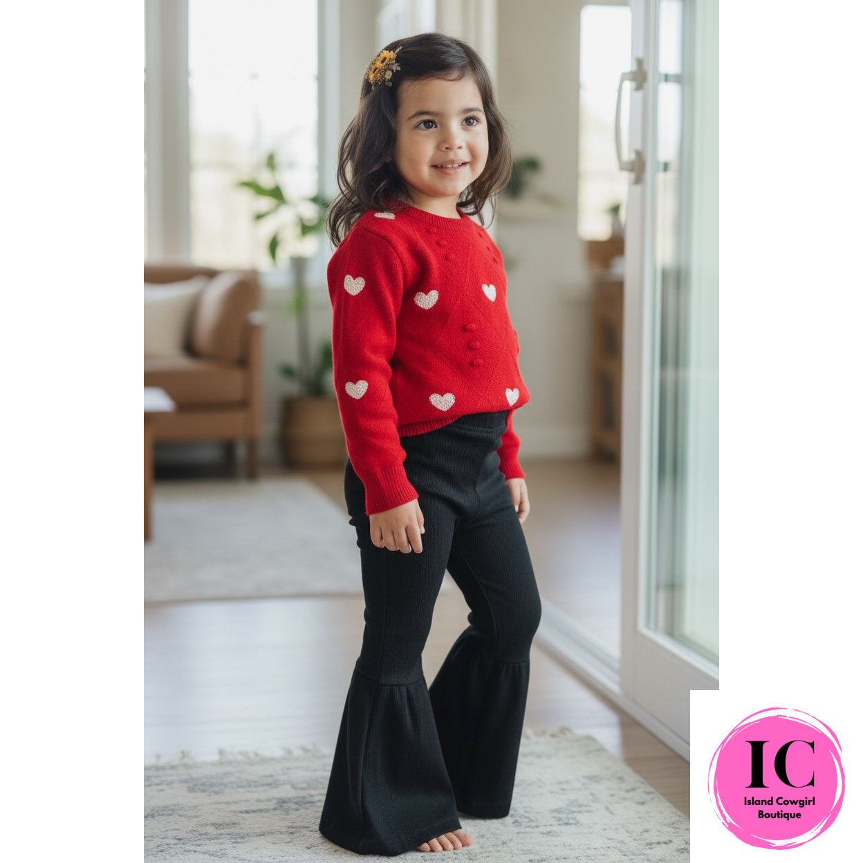 I'll Be there Heart Toddler Sweater