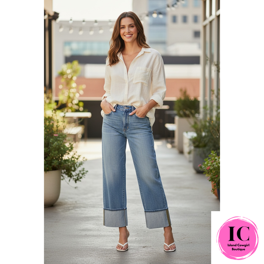 Worn Well Denim Wide Leg Jeans