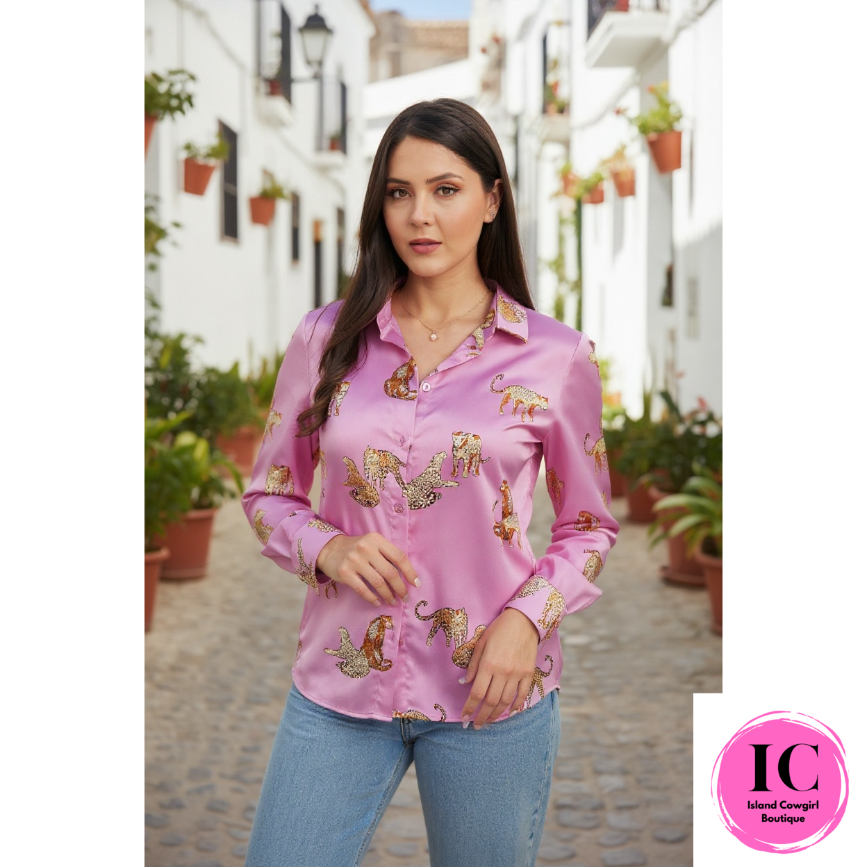 All Been Done Pink Cheetah Top