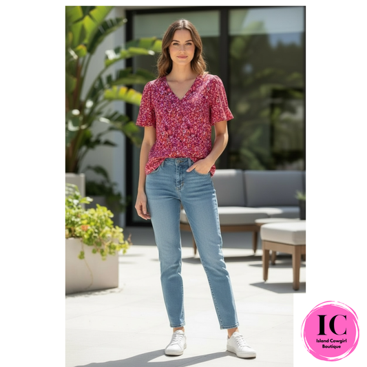 Go With It Pink Blouse