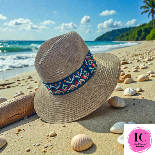 Simply Put Natural Fedora Straw Hat