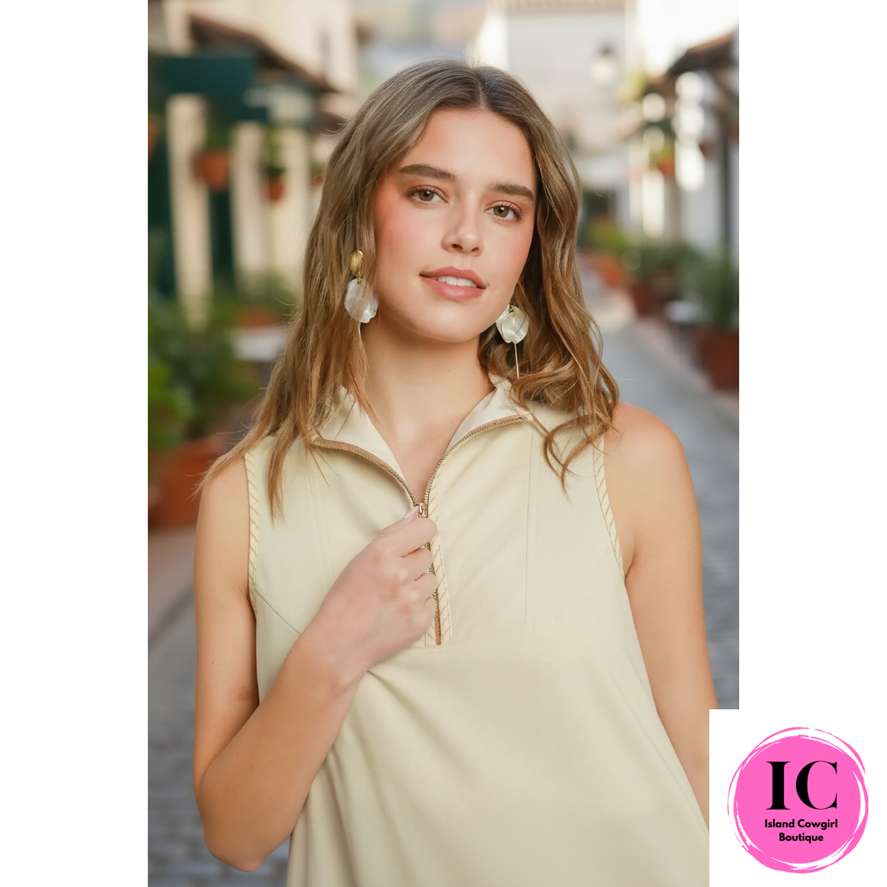 Let The Day Unfold Cream Dress