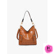 Rochelle Crocodile Hobo Bag