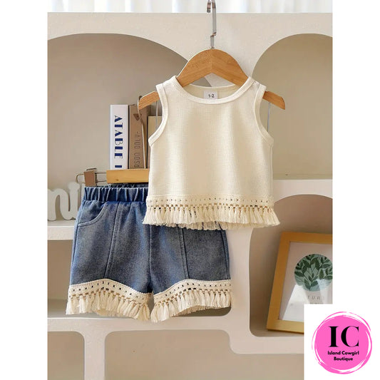 Boho Toddler Short Outfit