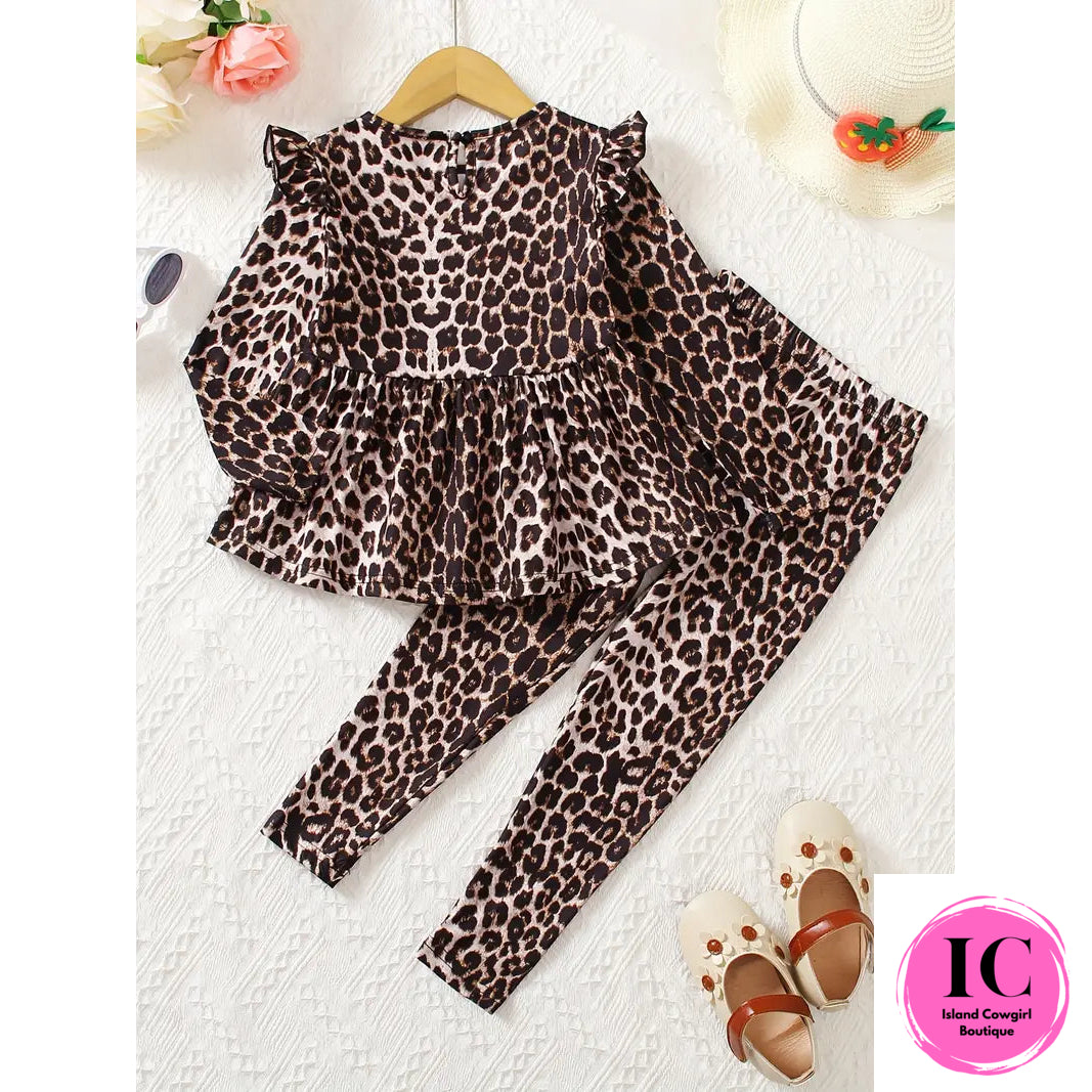 Leopard Toddler Legging Set