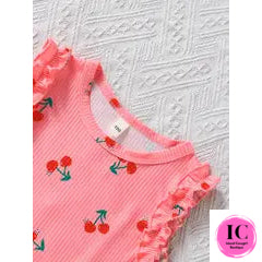 Cherry Blossom Toddler Outfit