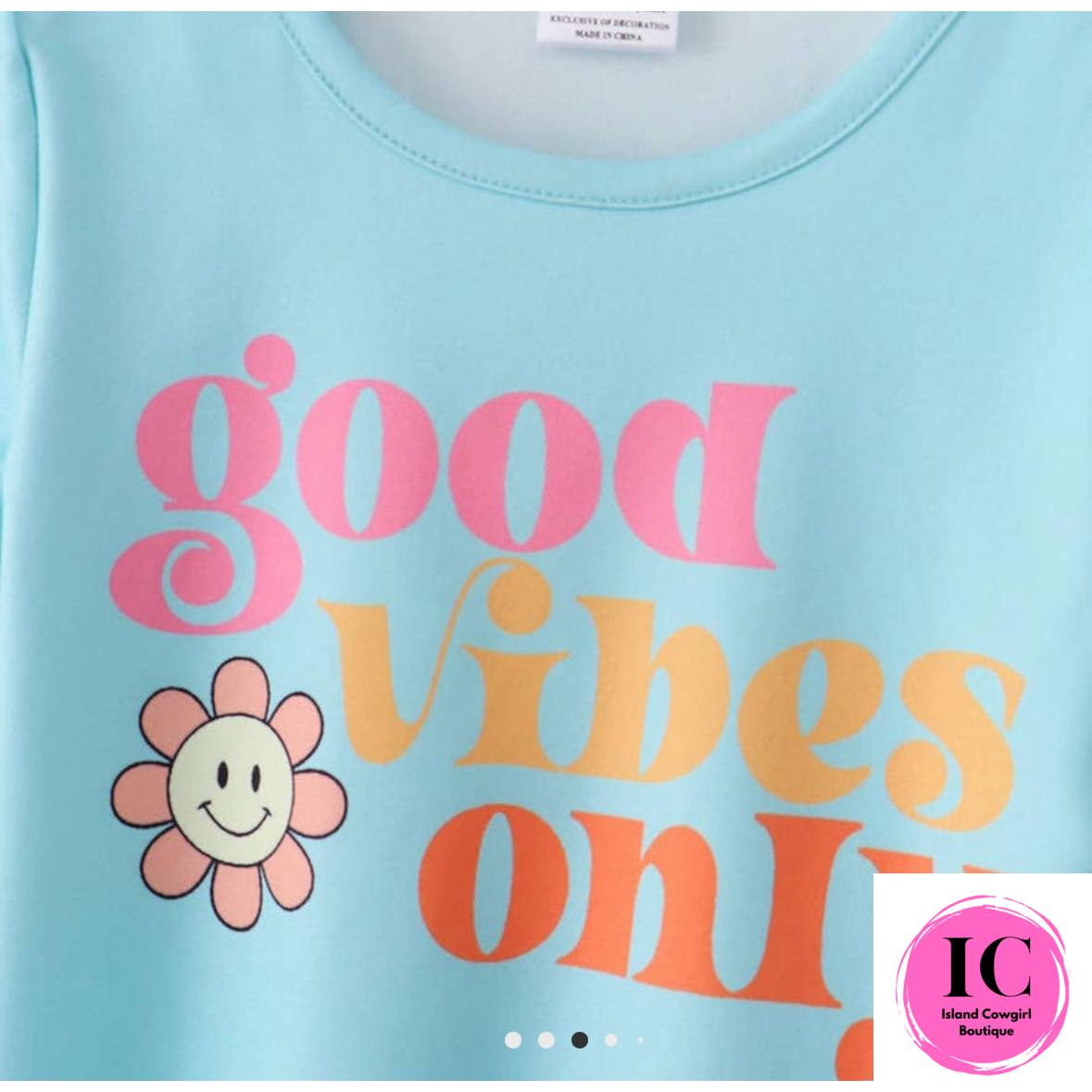 Good Vibes Only Toddler Set