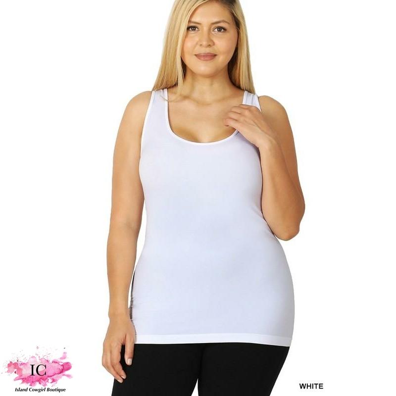 Curvy Girl Seamless Tank Top - Island Cowgirl Boutique