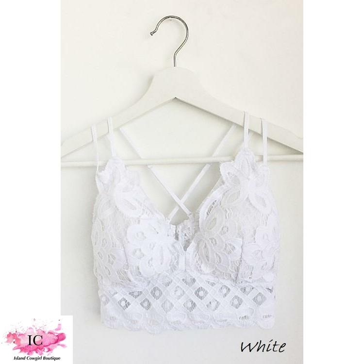 Curvy Girl Crochet Lace Bralette - Island Cowgirl Boutique