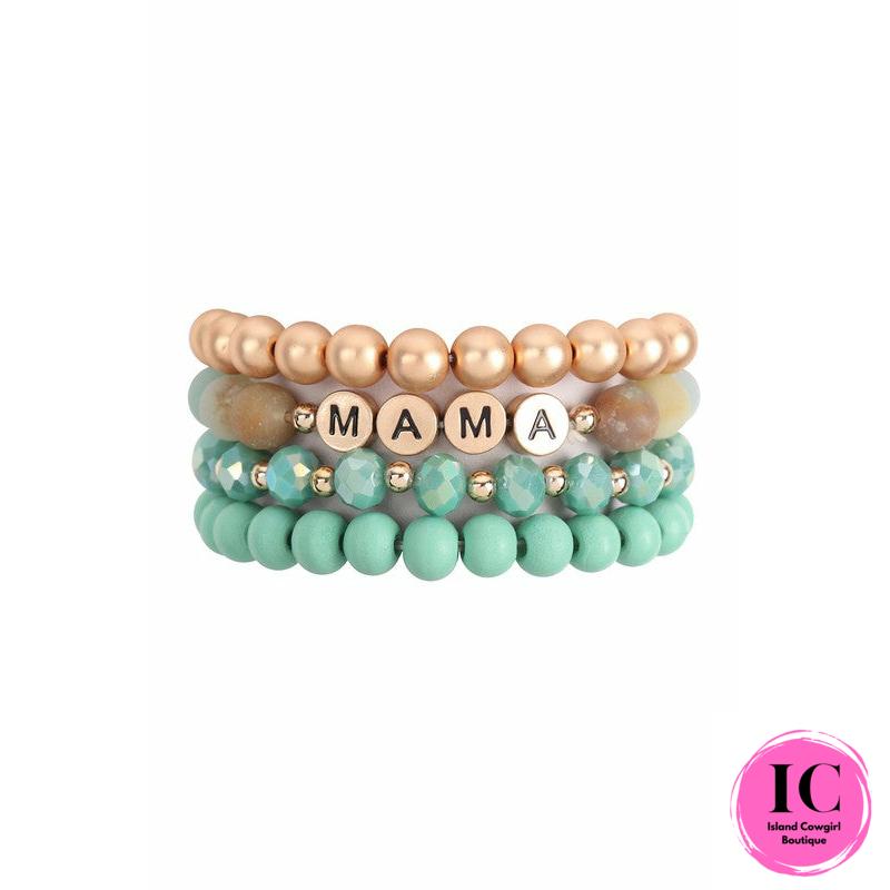 Mama Stackable Bracelets - Island Cowgirl Boutique