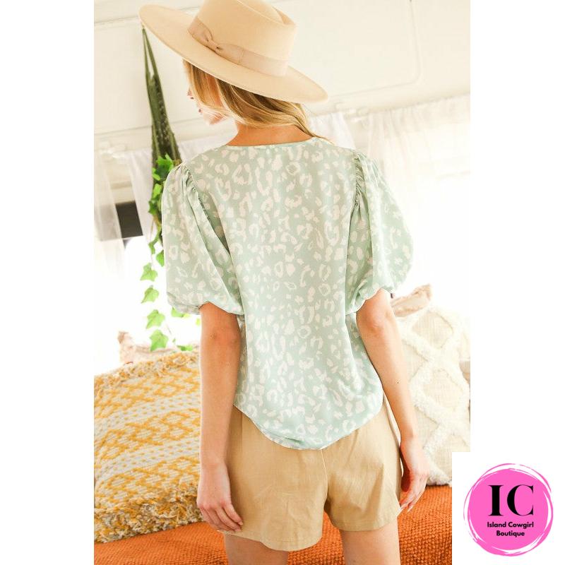 When You Know Mint Blouse - Island Cowgirl Boutique