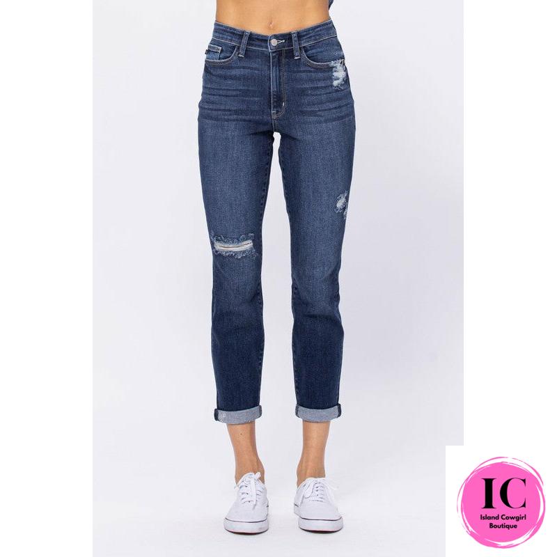 Judy Blue women's boy friend jeans. Perfect for fall and winter