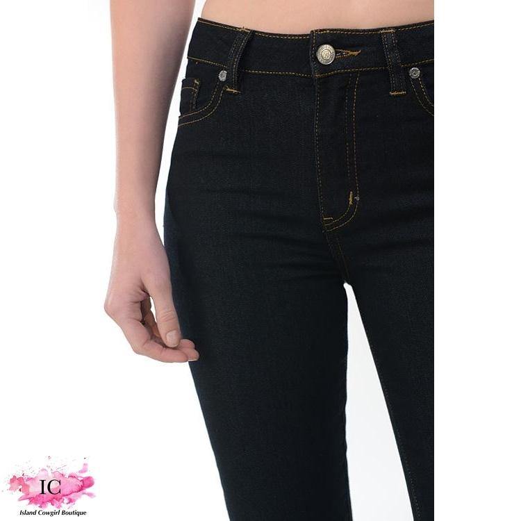Black Curvy Girl Skinny Jeans - Island Cowgirl Boutique