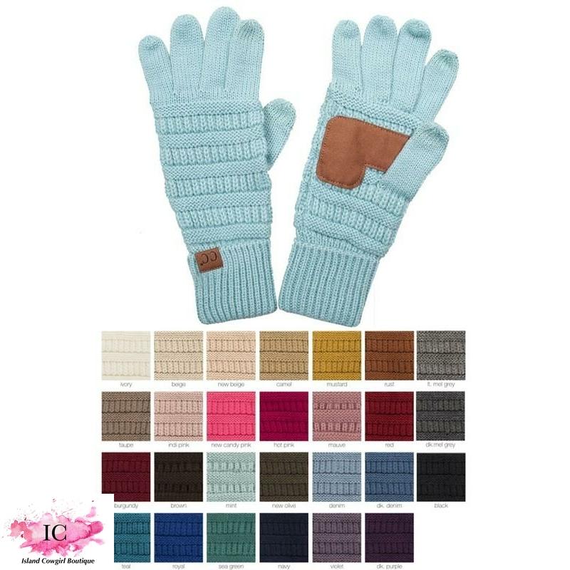 CC Touch Screen Gloves - Island Cowgirl Boutique