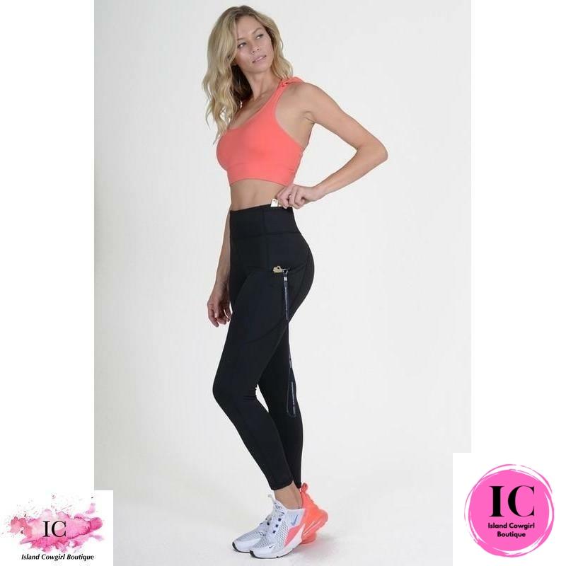 On the Run High Waisted Leggings - Island Cowgirl Boutique