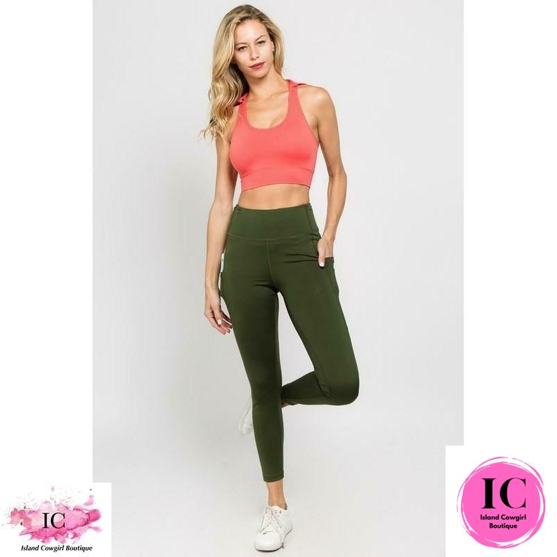 On the Run High Waisted Leggings - Island Cowgirl Boutique