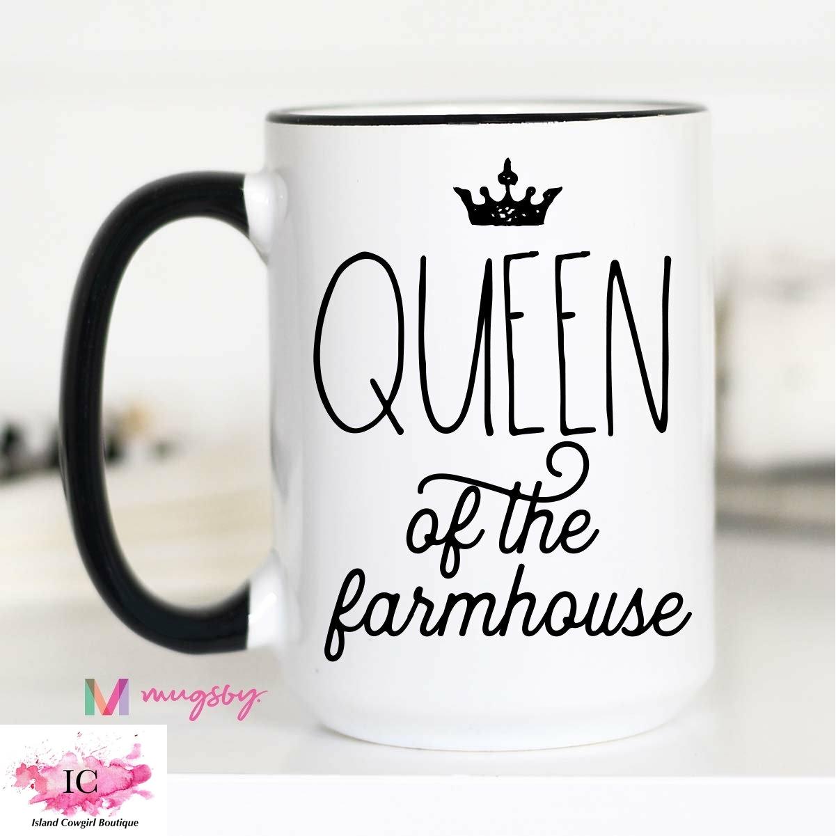 Queen of the Farmhouse Mug - Island Cowgirl Boutique