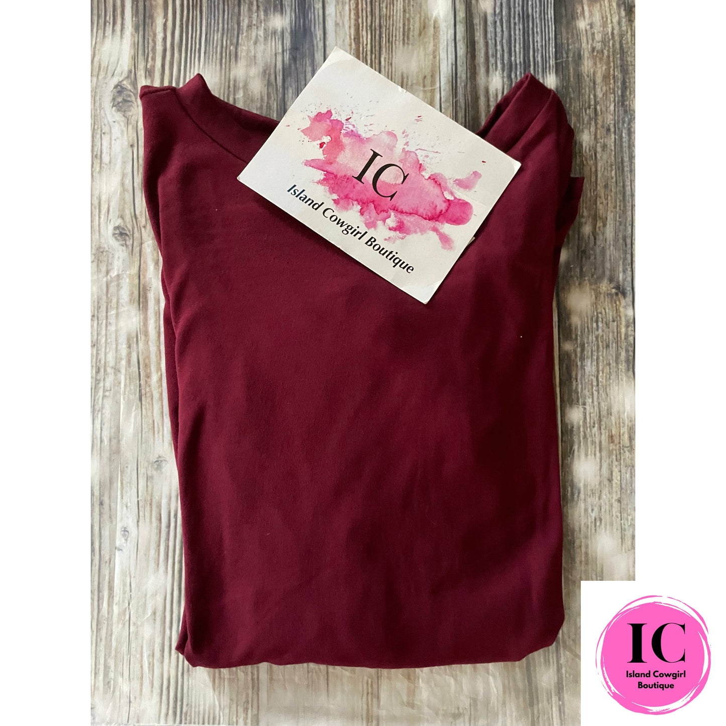 It's Your Turn Solid Round Neck Long Sleeve Top