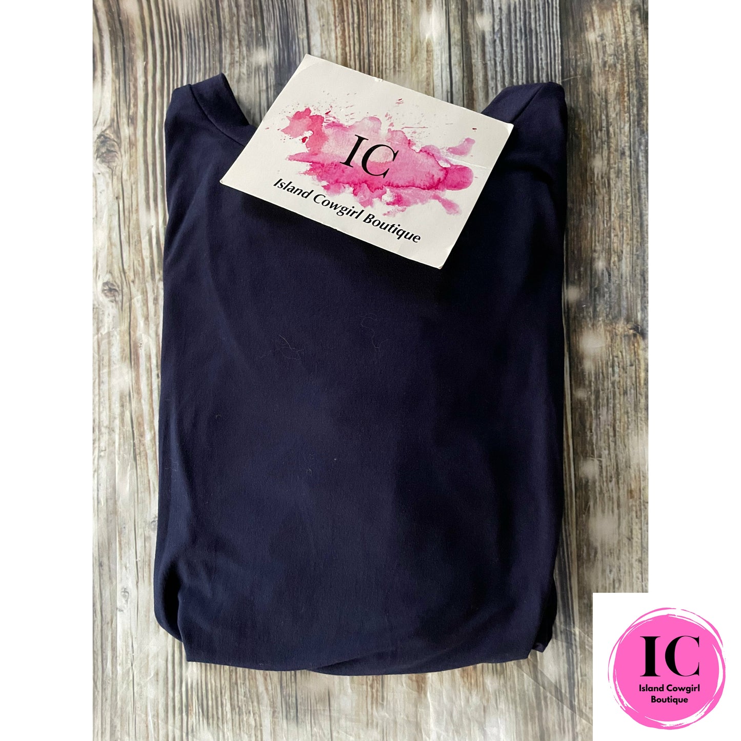 It's Your Turn Solid Round Neck Long Sleeve Top