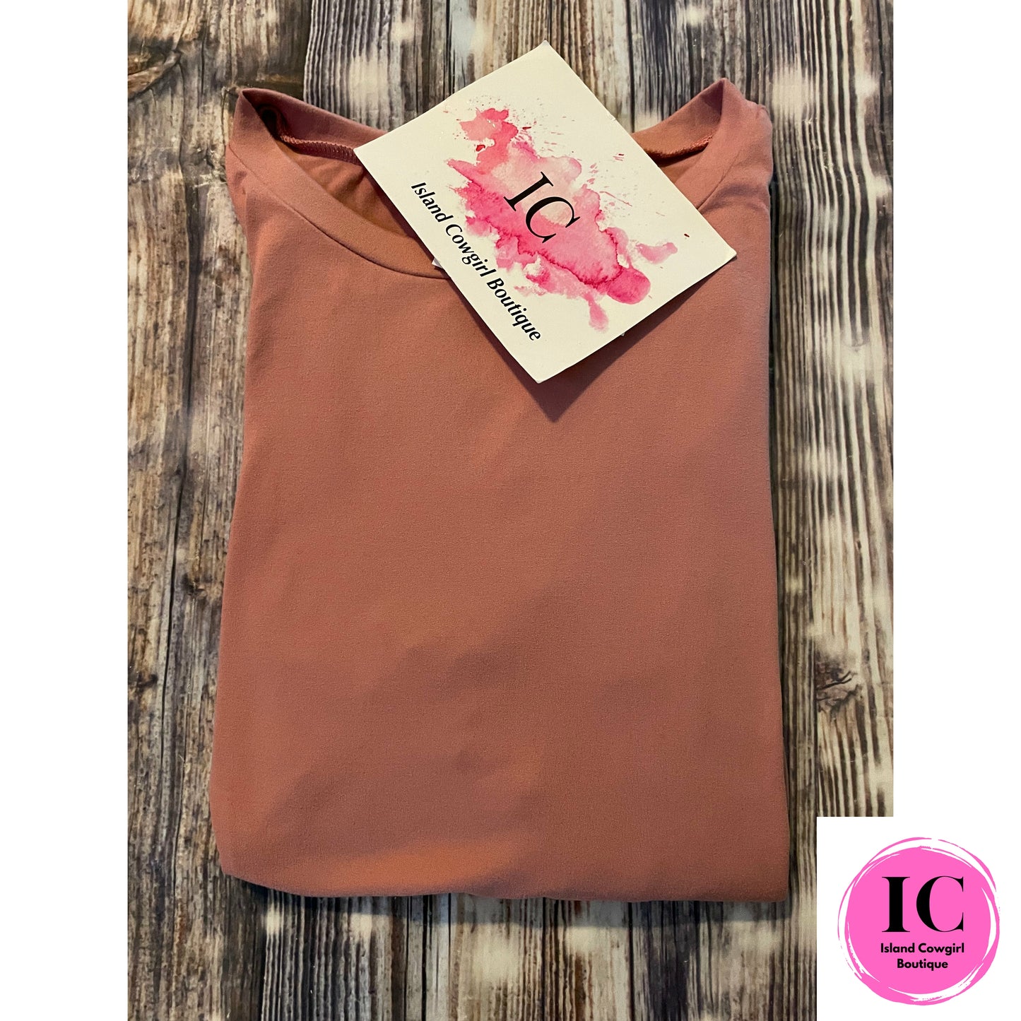 It's Your Turn Solid Round Neck Long Sleeve Top